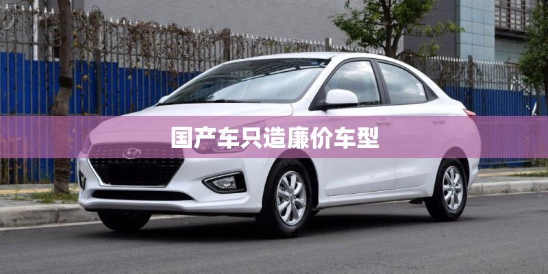 国产车只造廉价车型 国产车只造廉价车型