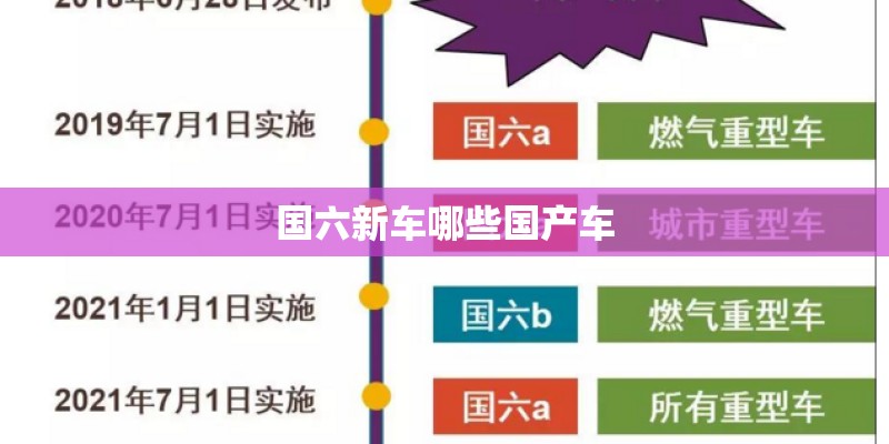 国六新车哪些国产车