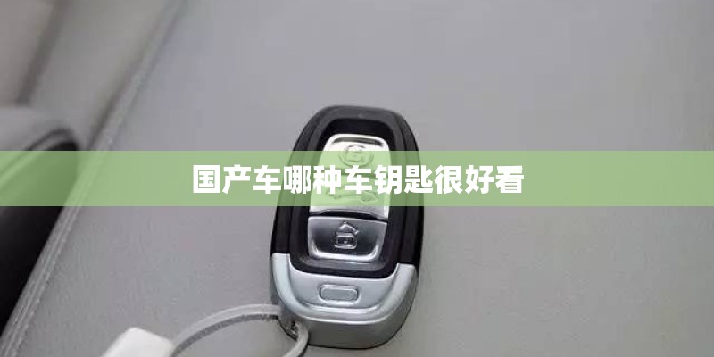 国产车哪种车钥匙很好看 国产车哪种车钥匙很好看
