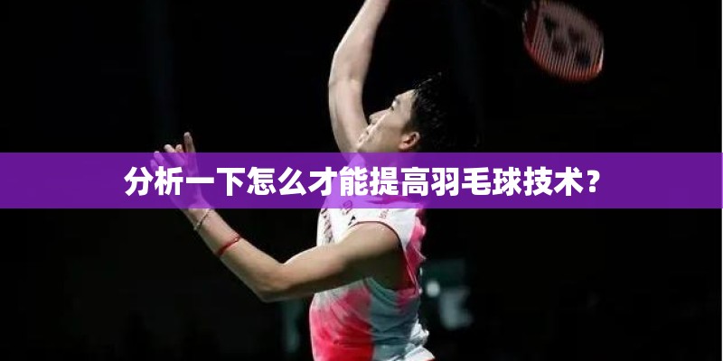 分析一下怎么才能提高羽毛球技术？