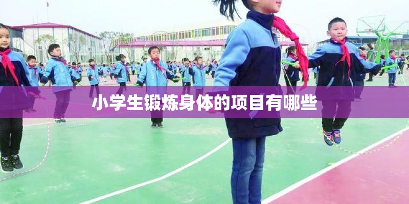 小学生锻炼身体的项目有哪些