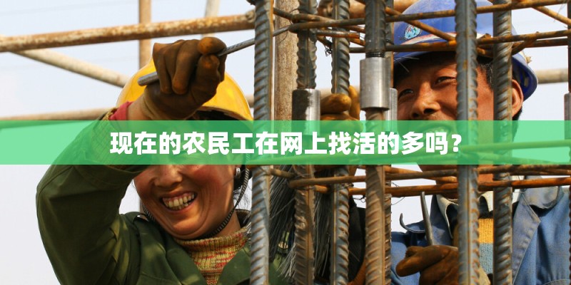 现在的农民工在网上找活的多吗? 现在的农民工在网上找活的多吗?