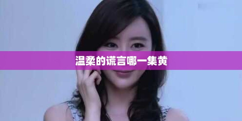 温柔的谎言哪一集黄