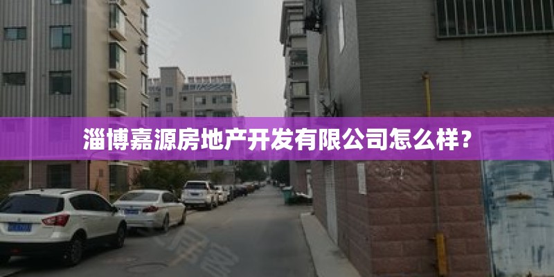 淄博嘉源房地产开发有限公司怎么样？