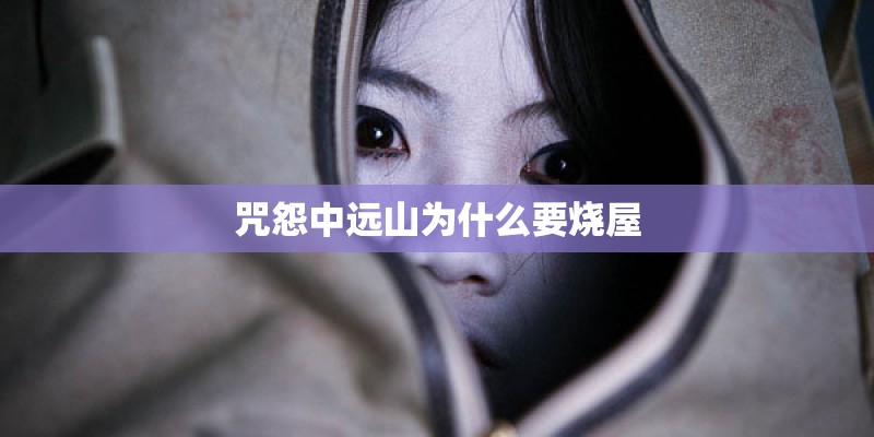 咒怨中远山为什么要烧屋 咒怨中远山为什么要烧屋