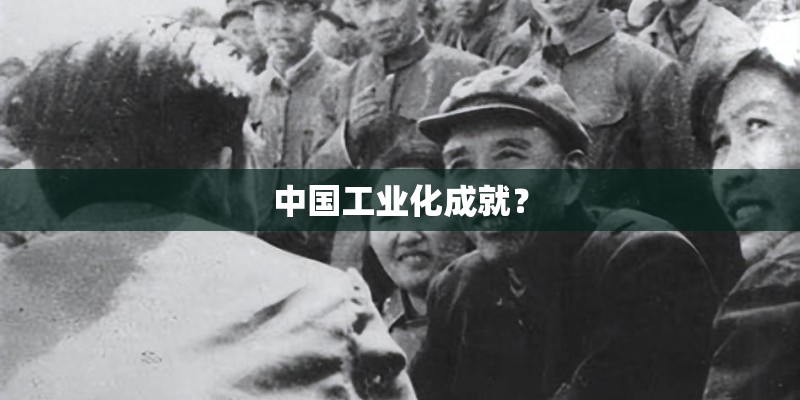 中国工业化成就？