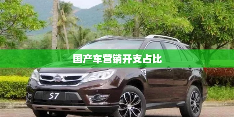 国产车营销开支占比