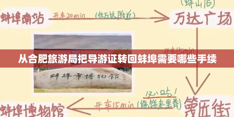 从合肥旅游局把导游证转回蚌埠需要哪些手续