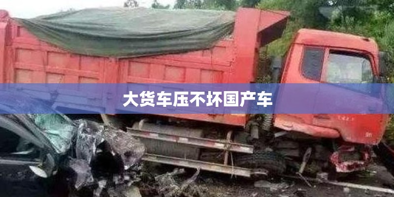 大货车压不坏国产车 大货车压不坏国产车