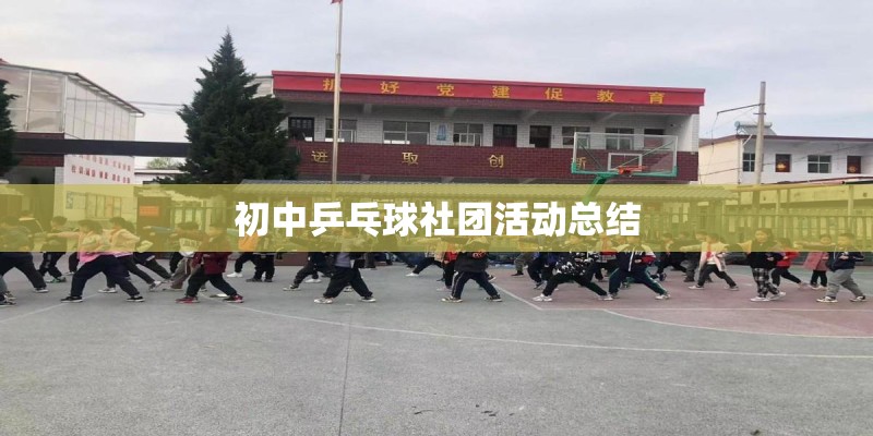 初中乒乓球社团活动总结 初中乒乓球社团活动总结