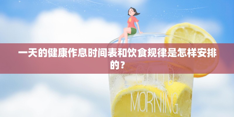 一天的健康作息时间表和饮食规律是怎样安排的？