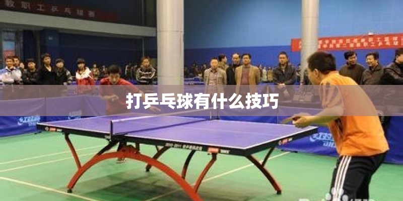 打乒乓球有什么技巧