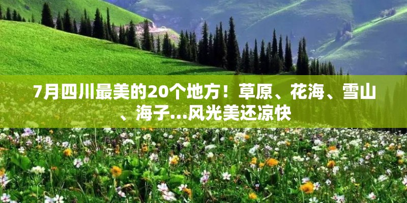 7月四川最美的20个地方!草原、花海、雪山、海子…风光美还凉快 7月四川最美的20个地方!草原、花海、雪山、海子…风光美还凉快