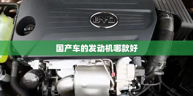 国产车的发动机哪款好
