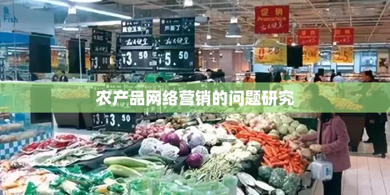 农产品网络营销的问题研究