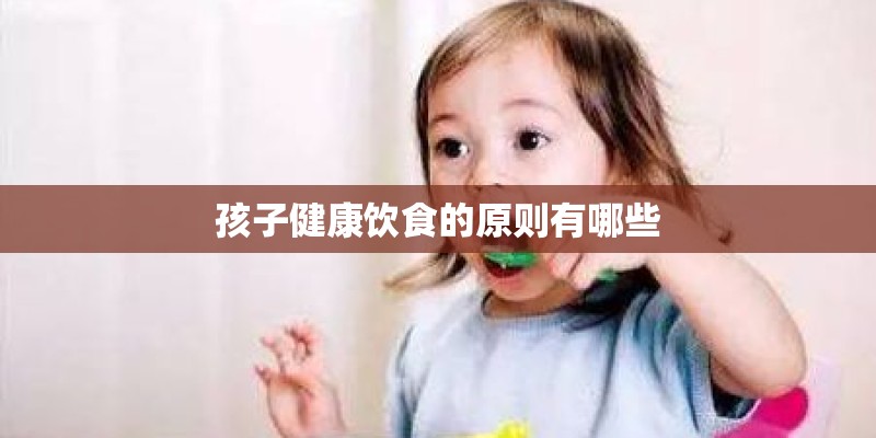 孩子健康饮食的原则有哪些