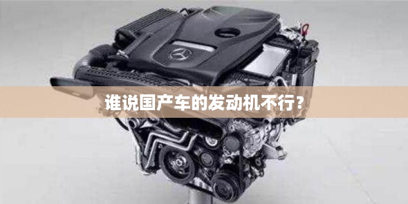 谁说国产车的发动机不行？