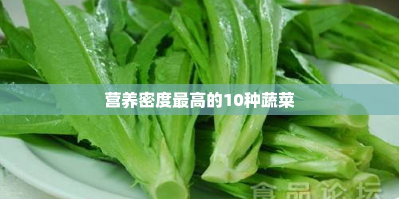 营养密度最高的10种蔬菜