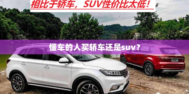懂车的人买轿车还是suv？
