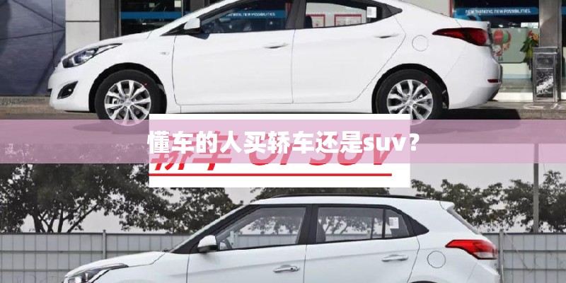 懂车的人买轿车还是suv？