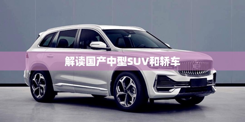 解读国产中型SUV和轿车