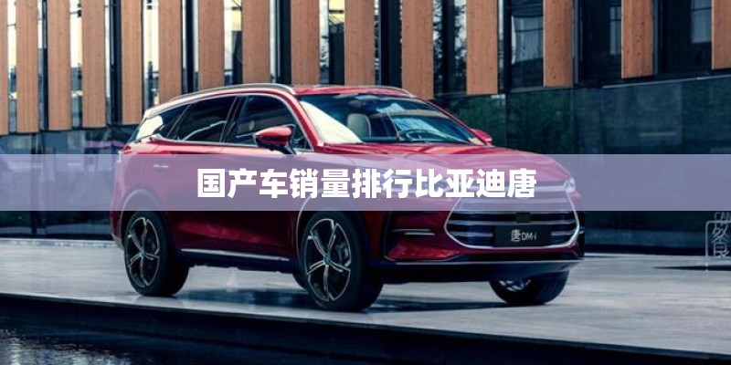 国产车销量排行比亚迪唐
