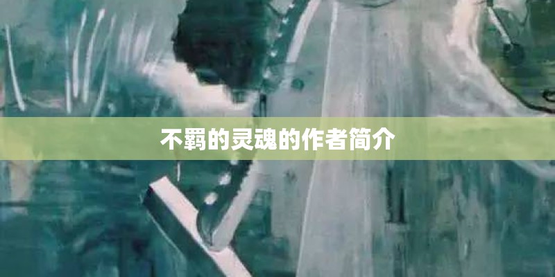 不羁的灵魂的作者简介