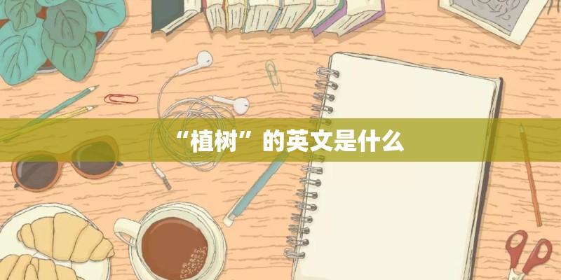 “植树”的英文是什么