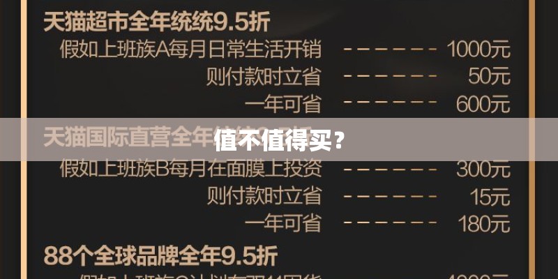 值不值得买？