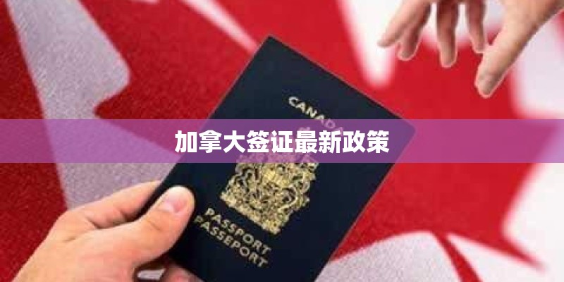加拿大签证最新政策