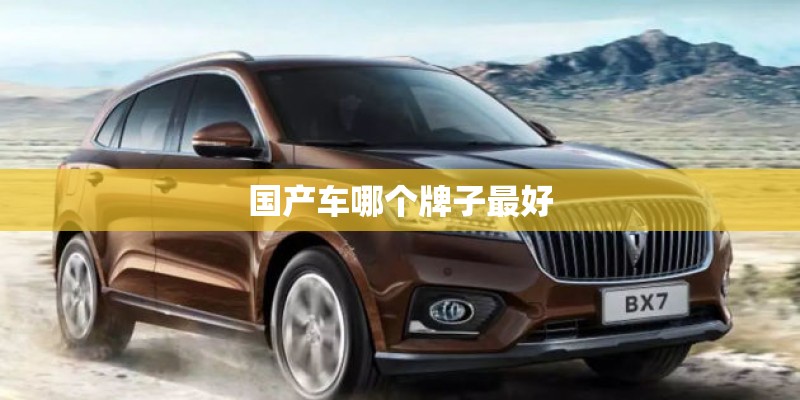 国产车哪个牌子最好