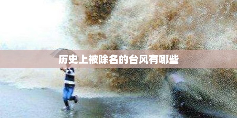 历史上被除名的台风有哪些
