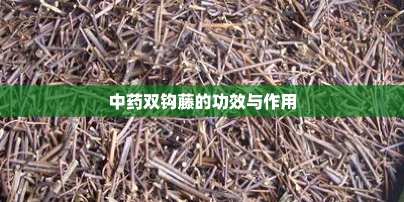 中药双钩藤的功效与作用