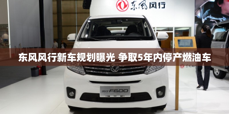 东风风行新车规划曝光 争取5年内停产燃油车