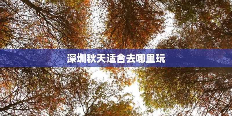 深圳秋天适合去哪里玩 深圳秋天适合去哪里玩