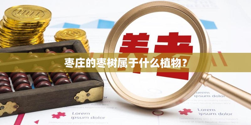 枣庄的枣树属于什么植物？