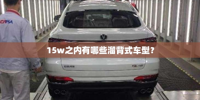 15w之内有哪些溜背式车型？