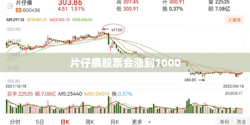 片仔癀股票会涨到1000