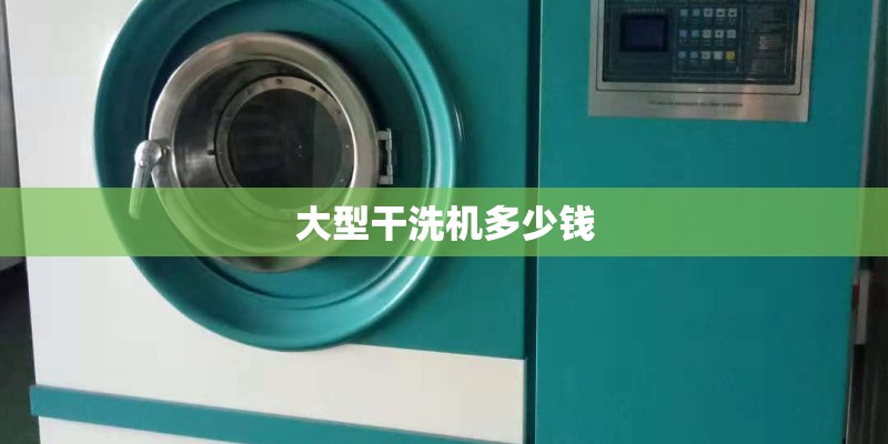 大型干洗机多少钱