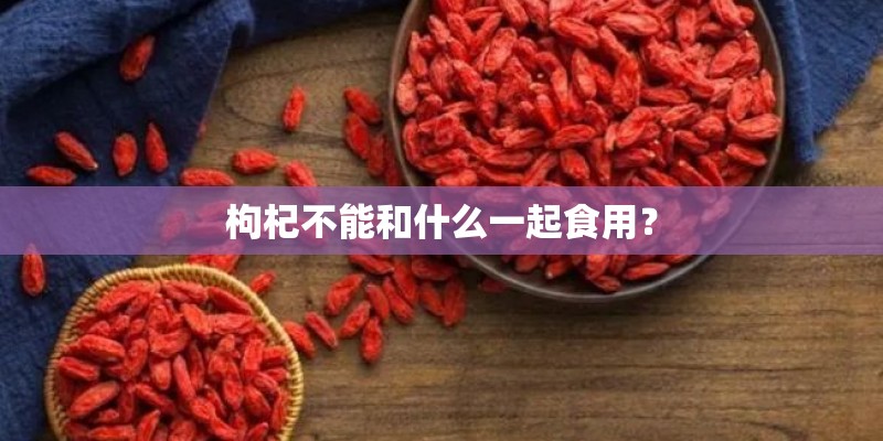 枸杞不能和什么一起食用？