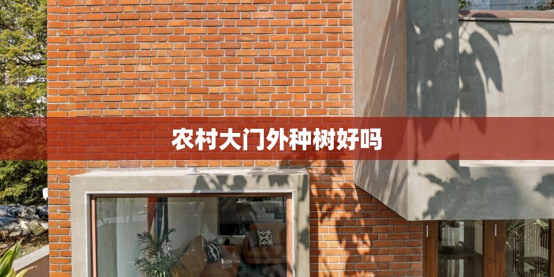 农村大门外种树好吗