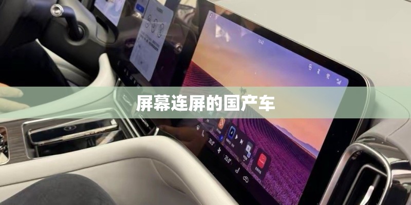 屏幕连屏的国产车