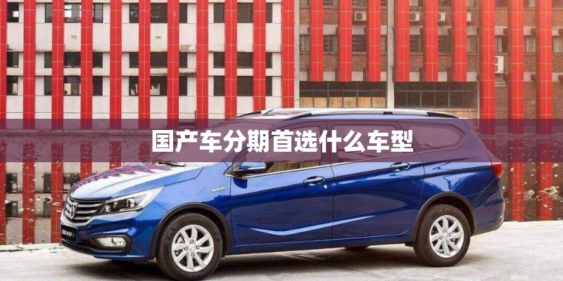 国产车分期首选什么车型