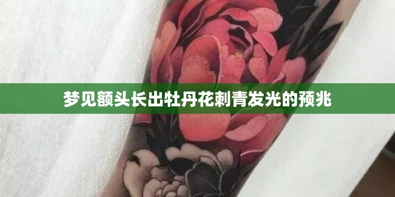 梦见额头长出牡丹花刺青发光的预兆