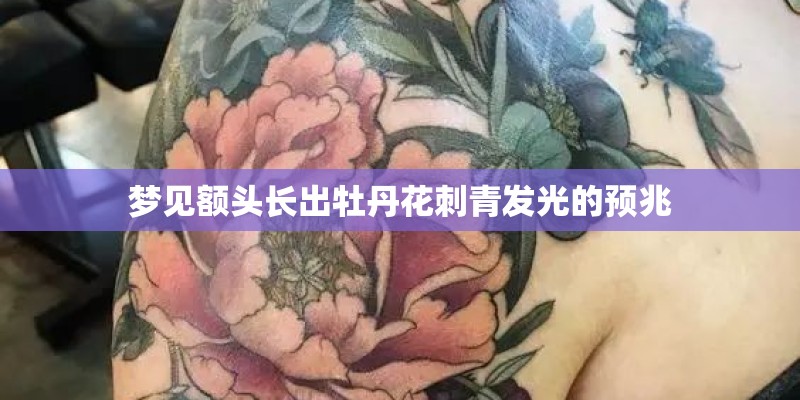 梦见额头长出牡丹花刺青发光的预兆 梦见额头长出牡丹花刺青发光的预兆