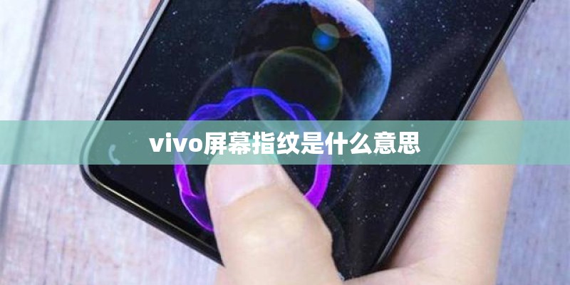vivo屏幕指纹是什么意思