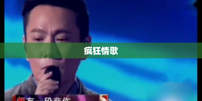疯狂情歌 疯狂情歌