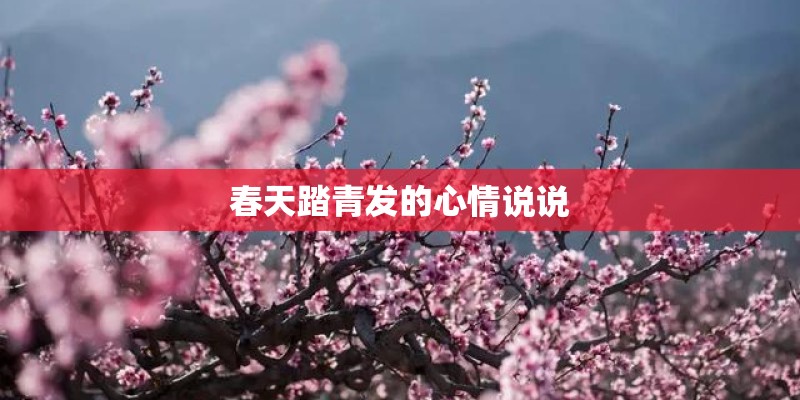 春天踏青发的心情说说 春天踏青发的心情说说