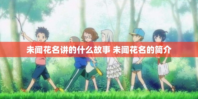 未闻花名讲的什么故事 未闻花名的简介