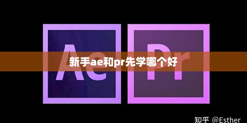 新手ae和pr先学哪个好